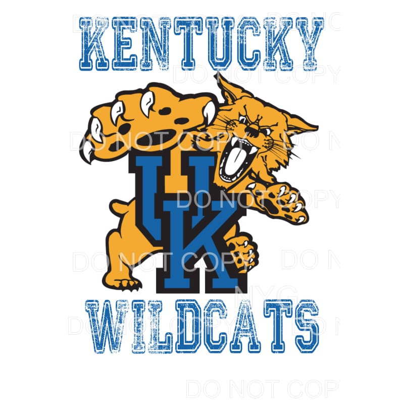 Kentucky Wildcats # 741 Sublimation transfers - Heat 