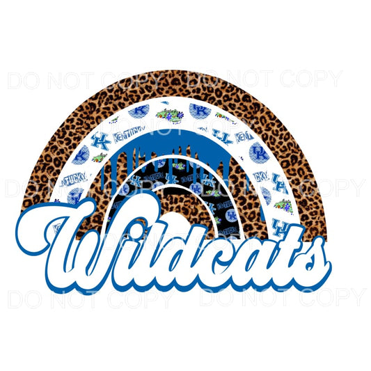 Kentucky Wildcats Rainbow Sublimation transfers - Heat 