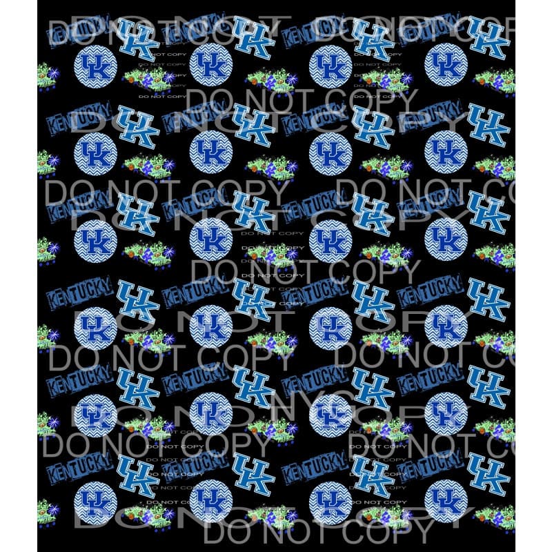 Kentucky Wildcats UK Sheet #1 Sublimation transfers - 13 x 9