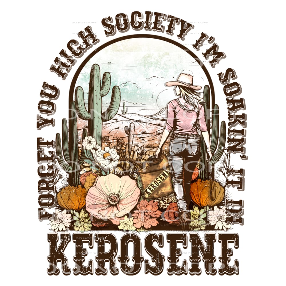 Kerosene # 210 Sublimation transfers - Heat Transfer Graphic