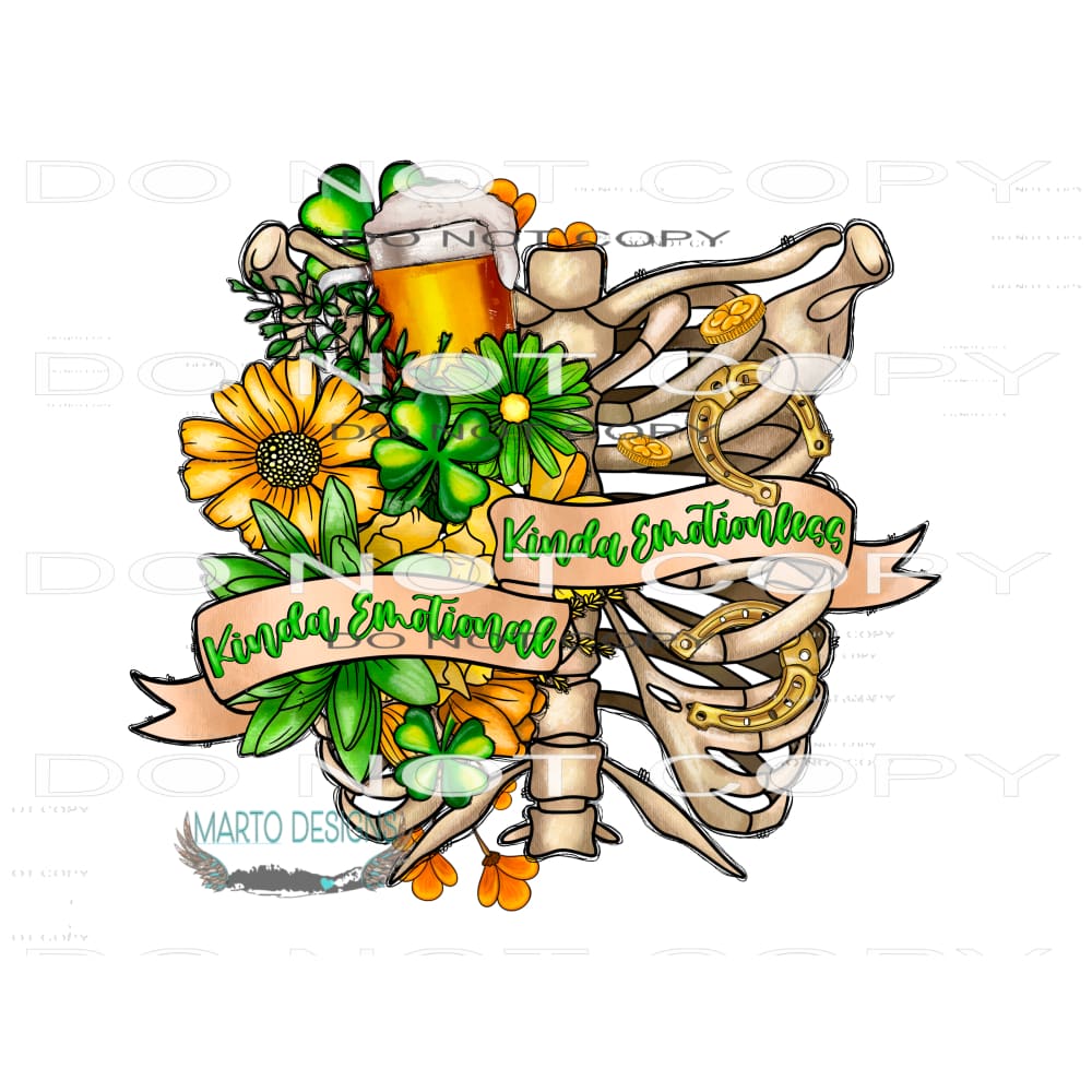 Kinda Emotional Kinda Emotionless #9715 Sublimation