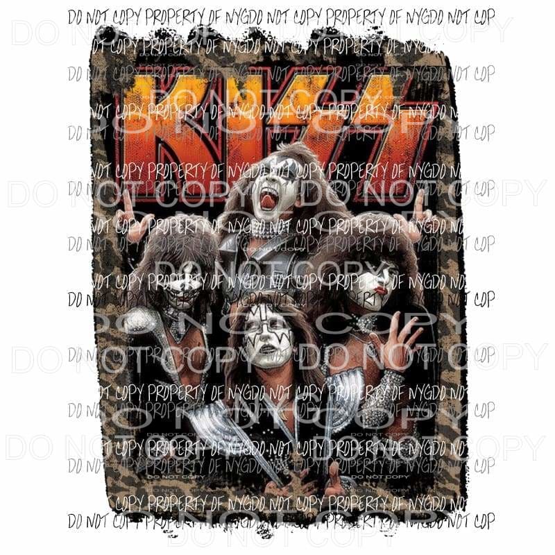 KISS Group Leopard Sublimation transfers Heat Transfer