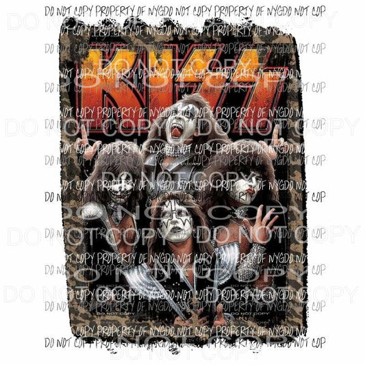 KISS Group Leopard Sublimation transfers Heat Transfer