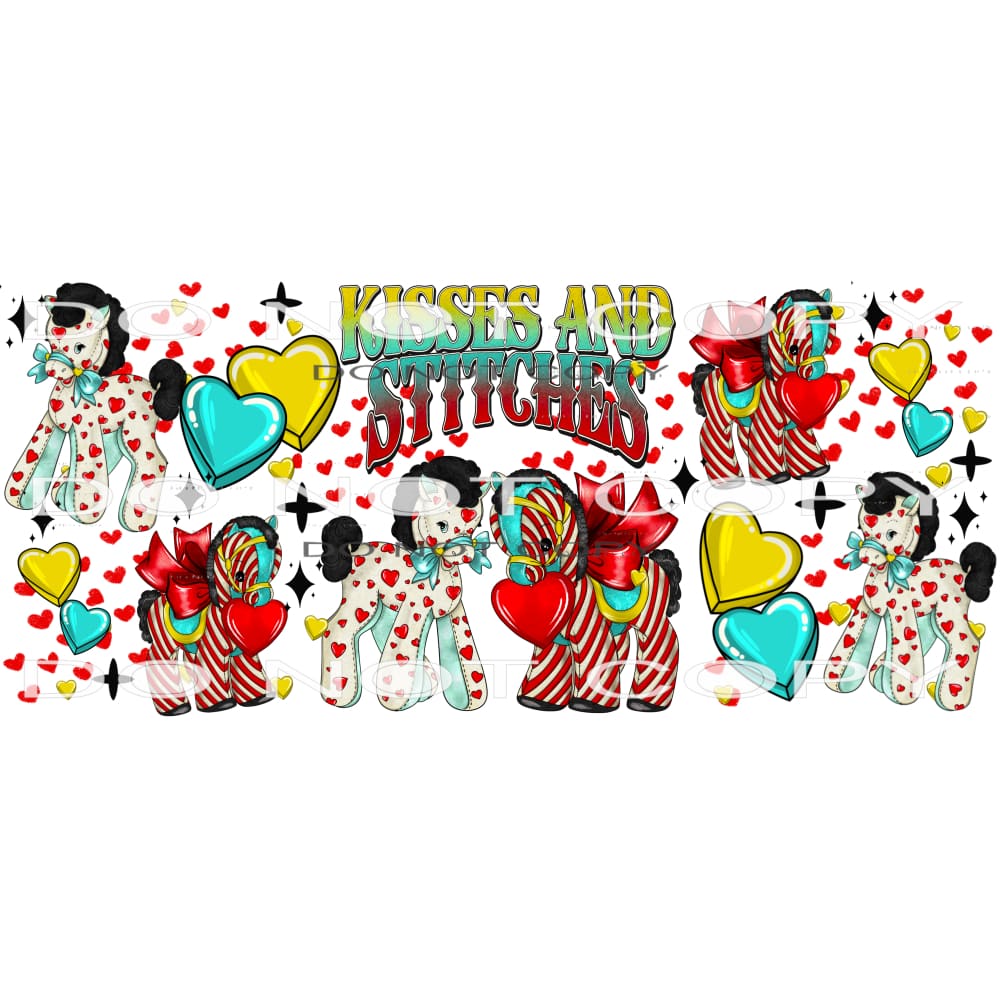 Kisses And Stitches #9158 Sublimation transfers - Heat