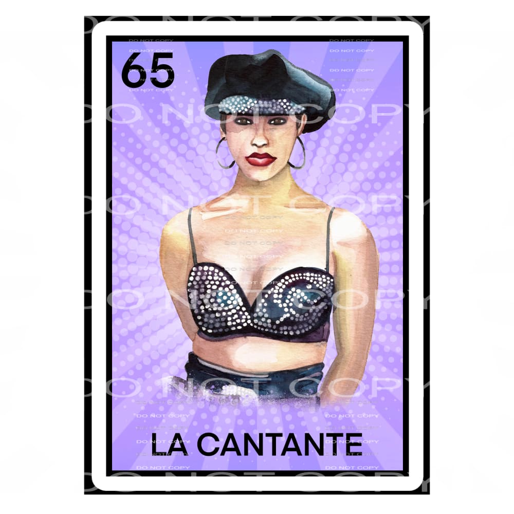 la cantante #4954 Sublimation transfers - Heat Transfer