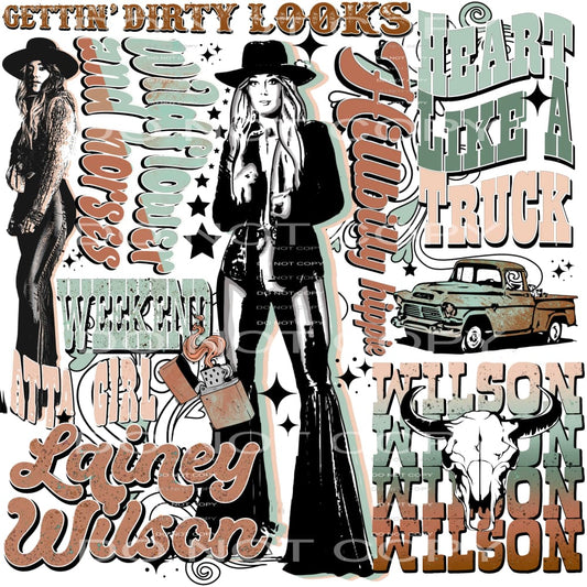 Lainey Wilson #5751 Sublimation transfers - Heat Transfer
