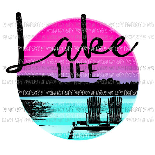Lake Life # 7 Sublimation transfers Heat Transfer
