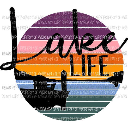 Lake Life # 8 Sublimation transfers Heat Transfer