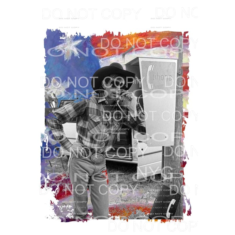 Lane Frost Flag Sublimation transfers - Heat Transfer