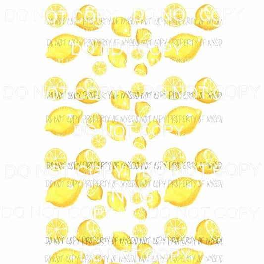 Lemon Background #1 Sublimation transfers 13 x 9 inches Heat Transfer