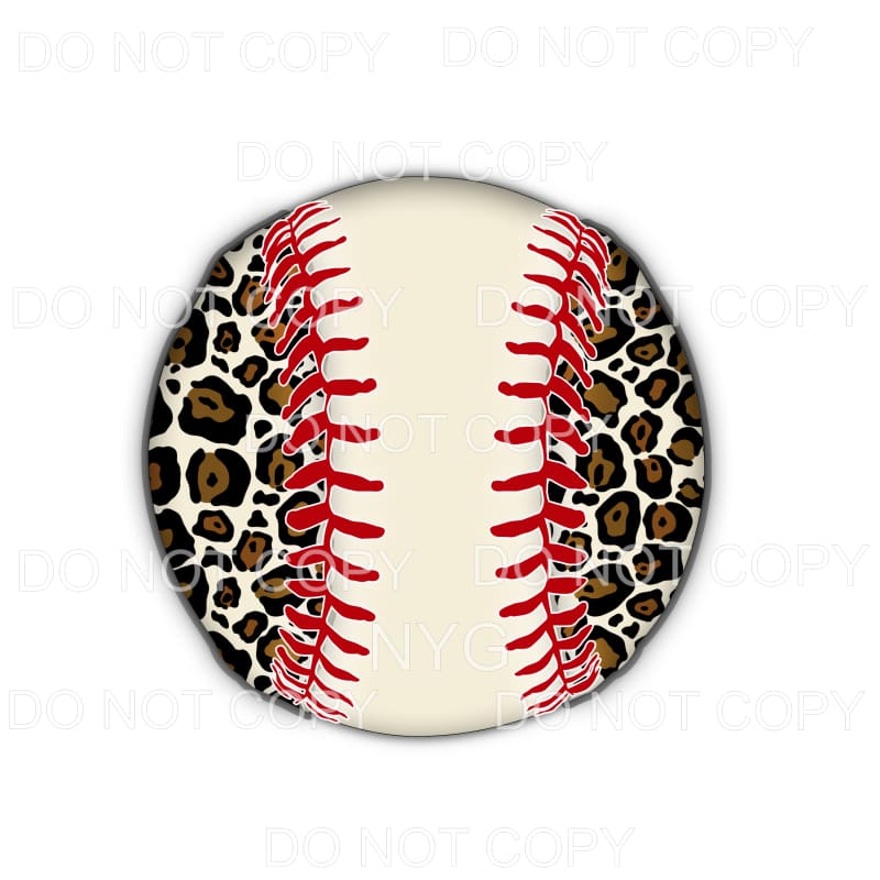 Leopard Baseball # 20 Sublimation transfers - Heat Transfer