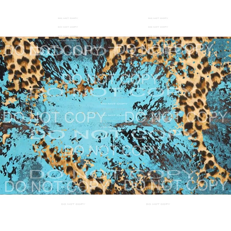 Leopard Cowhide Sheet #2 Sublimation transfers - Heat 