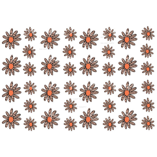 leopard daisy #4689 Sublimation transfers - Heat Transfer
