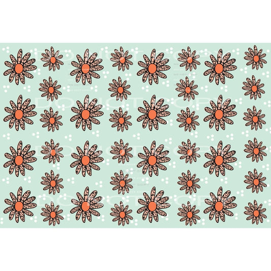 leopard daisy #4690 Sublimation transfers - Heat Transfer