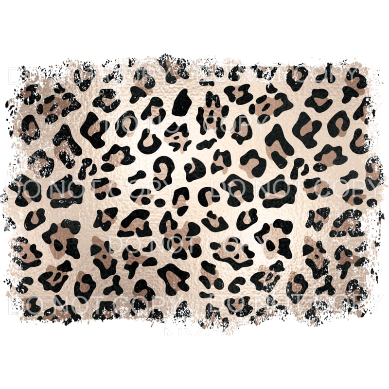 Leopard Distressed Edge Sheet #327 Sublimation transfers - 