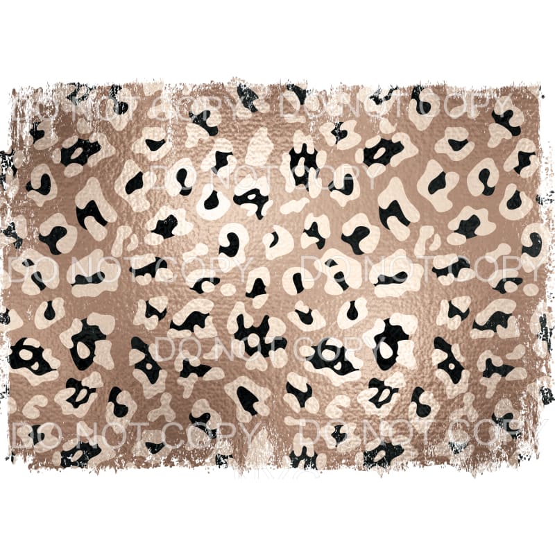 Leopard Distressed Edge Sheet #328 Sublimation transfers - 