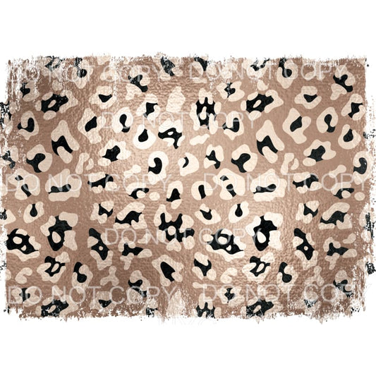 Leopard Distressed Edge Sheet #328 Sublimation transfers - 