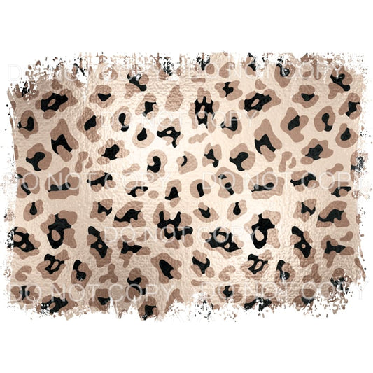 Leopard Distressed Edge Sheet #329 Sublimation transfers - 