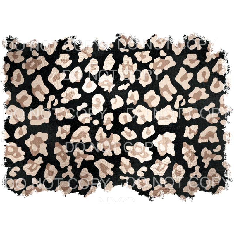 Leopard Distressed Edge Sheet #331 Sublimation transfers - 