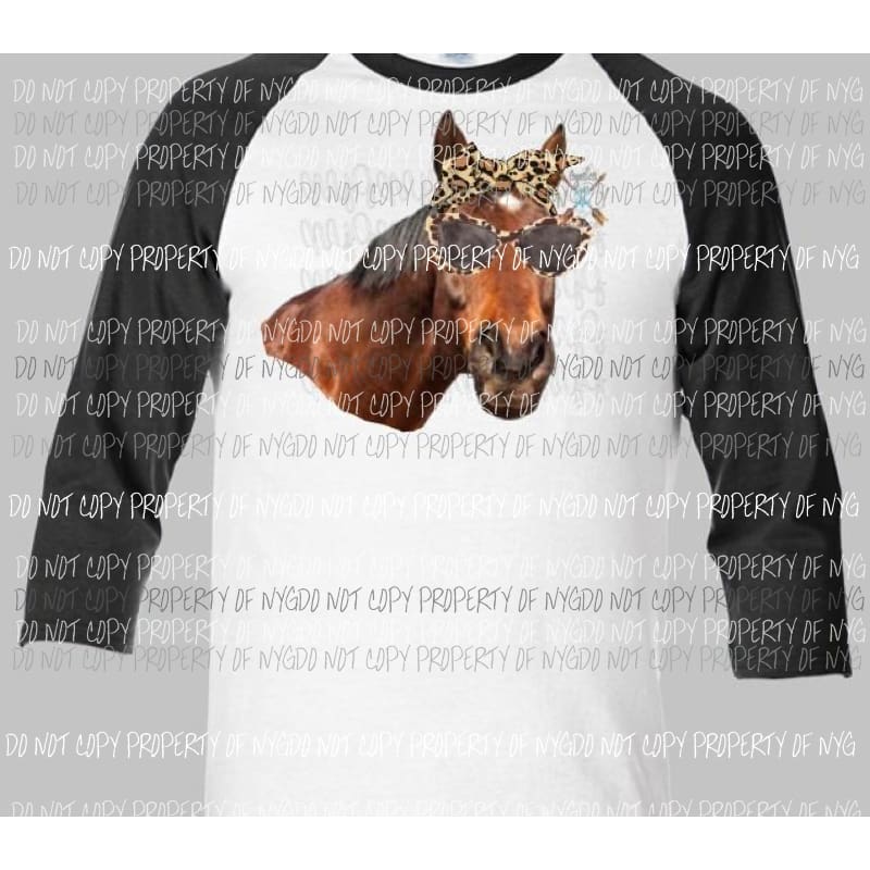 Leopard horse sublimation transfer Heat Transfer