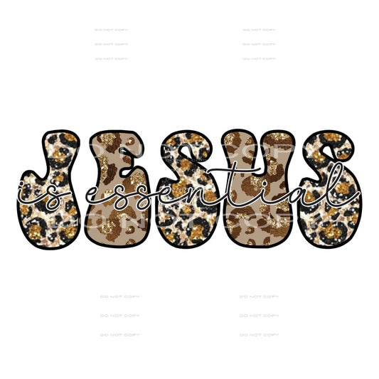 Leopard Jesus # 392 Sublimation transfers - Heat Transfer