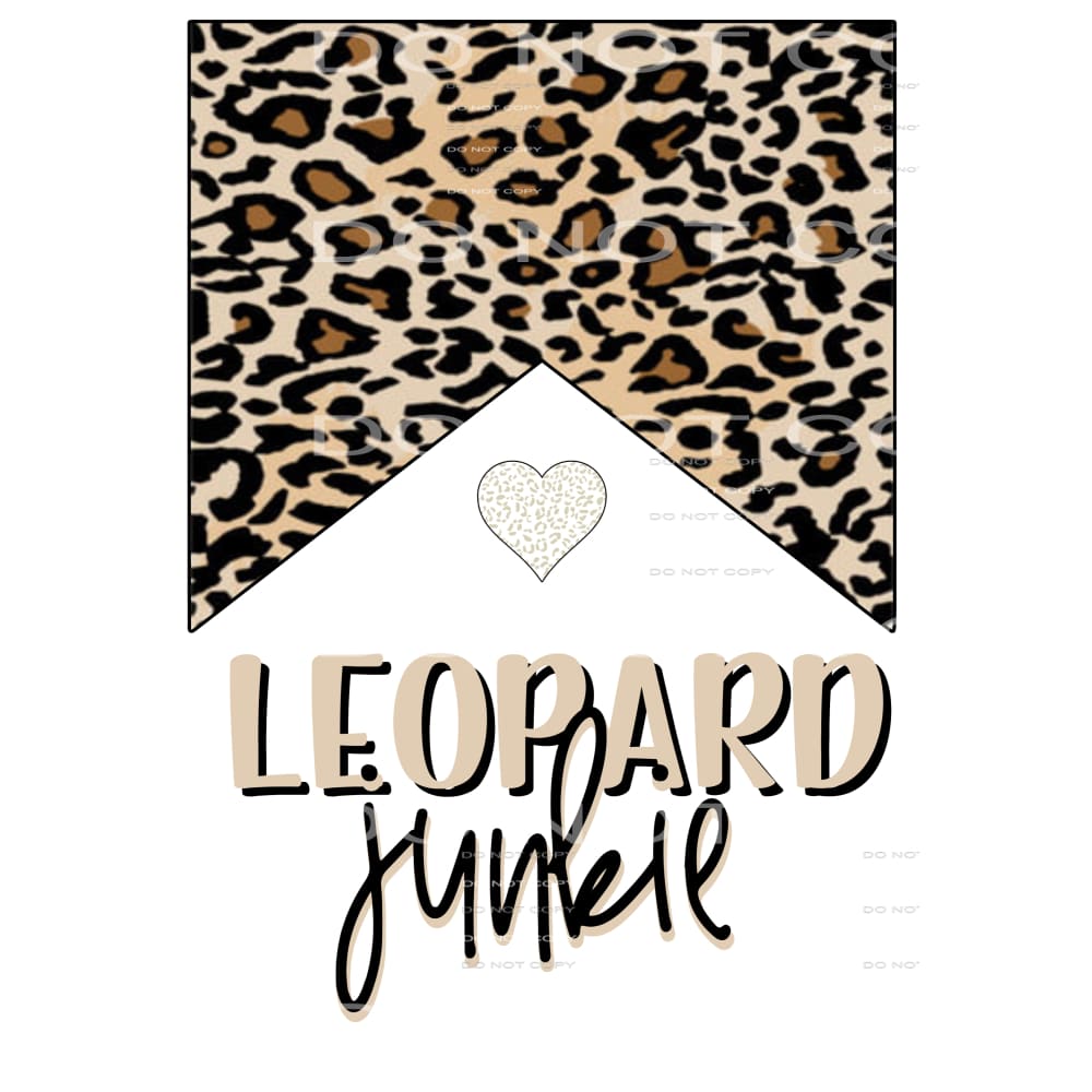 LEOPARD JUNKIE # 8888 Sublimation transfers - Heat Transfer