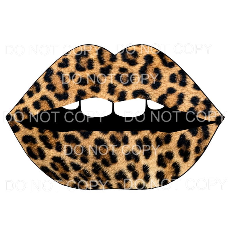Leopard Lips #5 Sublimation transfers - Heat Transfer