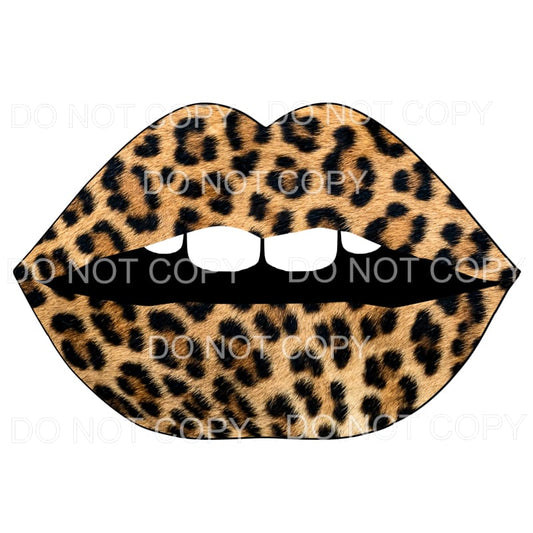 Leopard Lips #5 Sublimation transfers - Heat Transfer