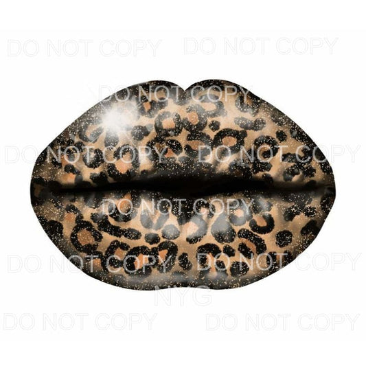 Leopard Lips #6 Sublimation transfers - Heat Transfer