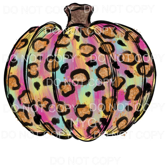 leopard pumpkin # 177 Sublimation transfers - Heat Transfer