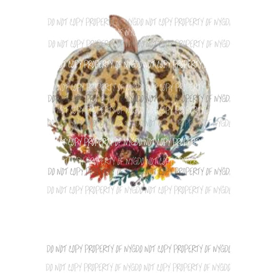 leopard pumpkin #22 Sublimation transfers Heat Transfer