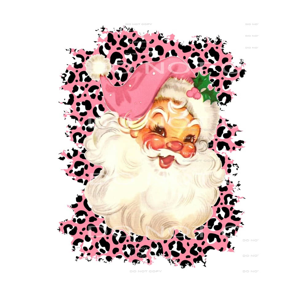 Leopard Santa # 2071 Sublimation transfers - Heat Transfer