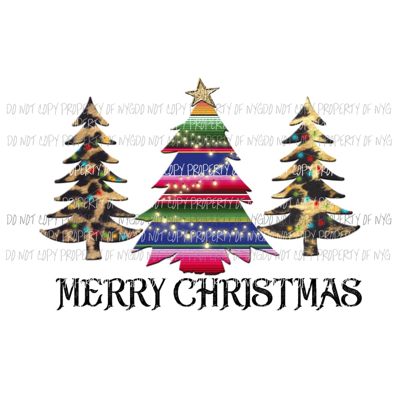 leopard serape trio Sublimation transfers Heat Transfer