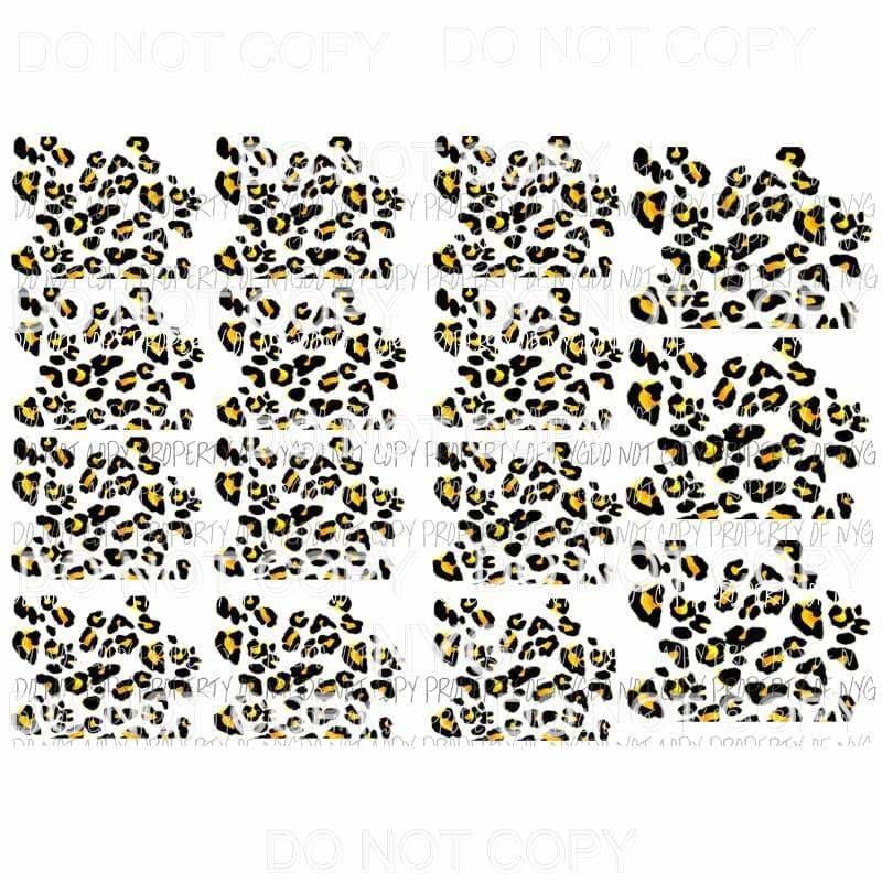 Leopard Sheet #31 Sublimation transfers 13 x 9 inches Heat Transfer