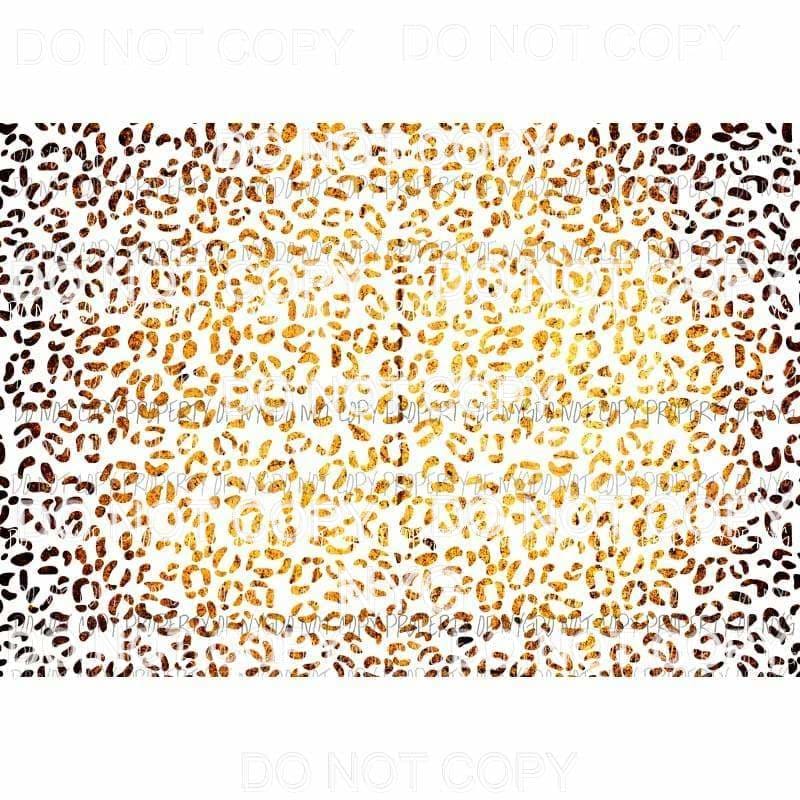 Leopard Sheet #35 Sublimation transfers 13 x 9 inches Heat Transfer