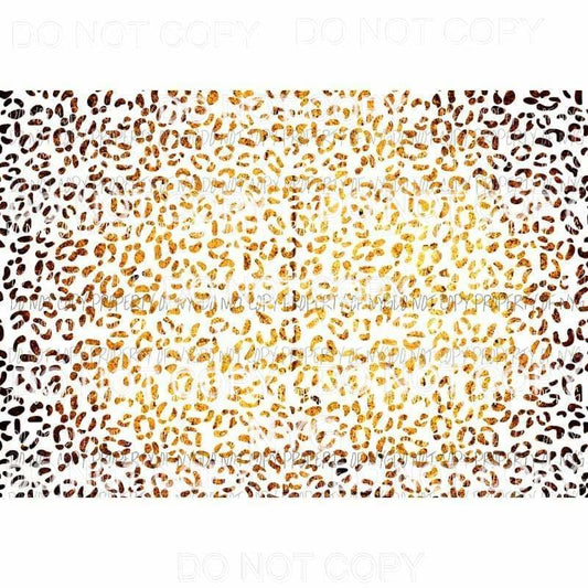 Leopard Sheet #35 Sublimation transfers 13 x 9 inches Heat Transfer