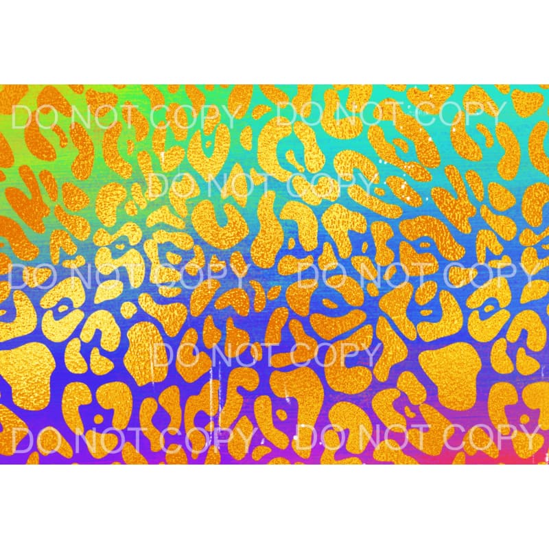 Leopard Sheet #54 Sublimation transfers - Heat Transfer