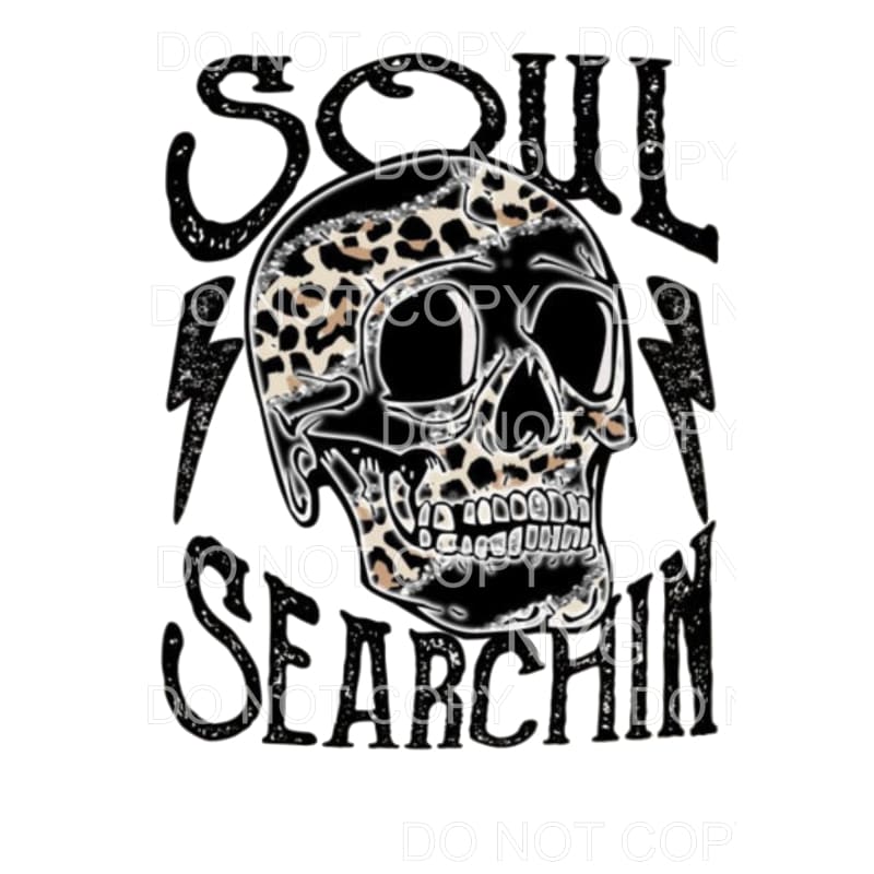 Leopard Skull soul searchin Sublimation transfers - Heat 