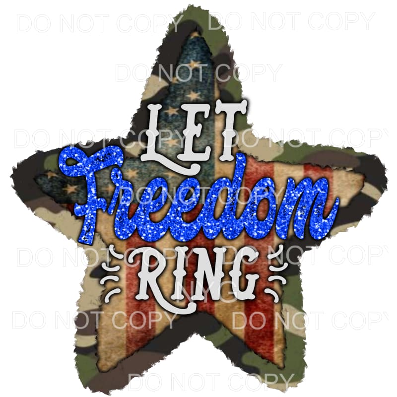 Let Freedom Ring # 5 Sublimation transfers - Heat Transfer