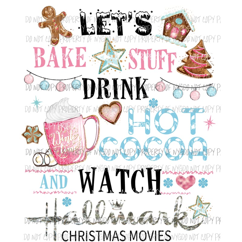 lets bake stuff pink Sublimation transfers Heat Transfer