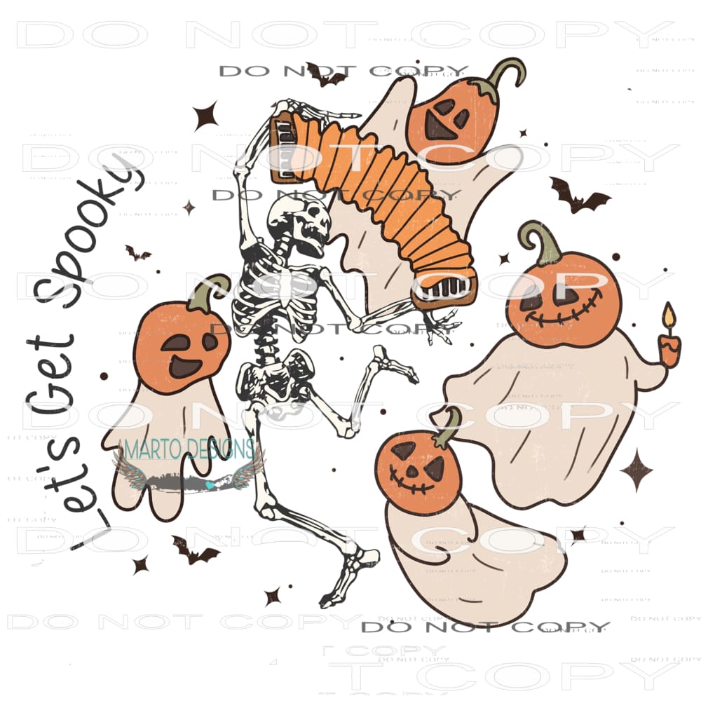 Let’s Get Spooky #6787 Sublimation transfers - Heat Transfer