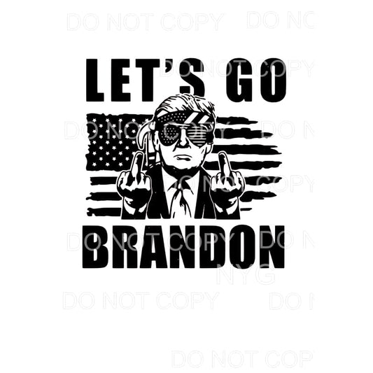 Lets Go Brandon Trump Sublimation transfers - Heat Transfer