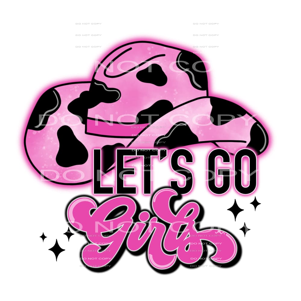 let’s go girls #7348 Sublimation transfers - Heat Transfer