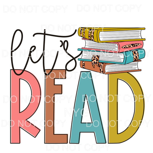 Let’s Read Neutral Leopard Stacked Books #644 Sublimation 