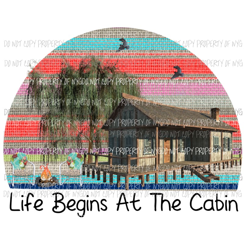 Life begins at the cabin Sublimation transfers Heat Transfer