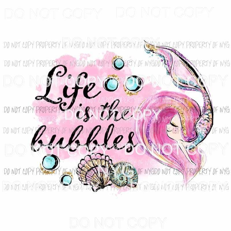 Life is the bubbles Sublimation transfers Heat Transfer