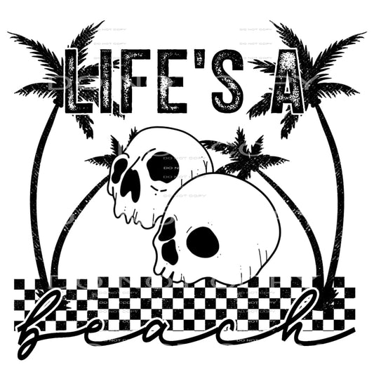 life’s a beach #6999 Sublimation transfers - Heat Transfer