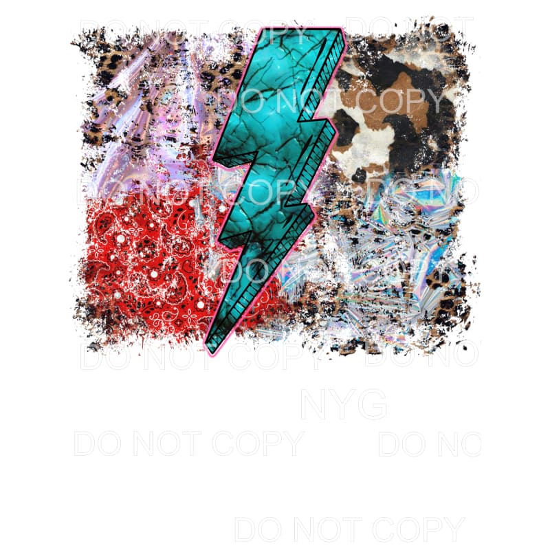 Lightning Bolt Background #42 Sublimation transfers - Heat 