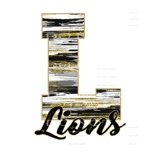 Lions # 2000 Sublimation transfers - Heat Transfer