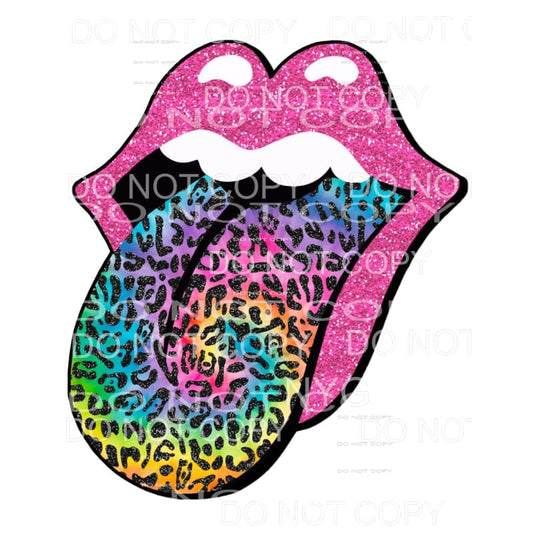 Lisa Frank Hot Pink Lips Sublimation transfers - Heat 